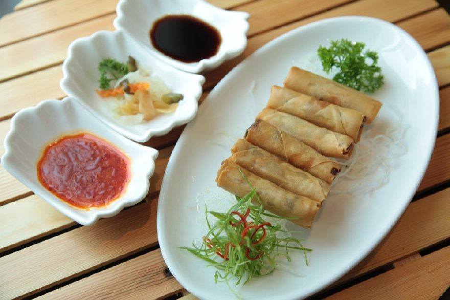 spring roll, Chinese, Asian food